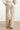 Taupekleurige Textured Wide Leg Trousers | Stone