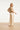 Top Met Jacquard Bloemenprint En V-Hals | Dark Sand