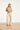 Top Met Jacquard Bloemenprint En V-Hals | Dark Sand