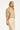 Top Met Jacquard Bloemenprint En V-Hals | Dark Sand