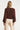 Top Met V-Hals En Decoratieve Fringe Structuur | Brown