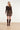 Top met Asymmetrische Halslijn | Brown
