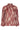 Top com gola alta e estampado abstrato de folhas em Bordeaux | Bordeaux - Sand