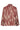 Top met Hoge Hals en Abstracte Bladeren Print in Bordeaux | Bordeaux - Sand