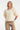 Top van Mesh met 3D Rozenapplicaties | Off White