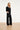 Travel Kwaliteit Flared Broek | Black