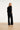 Travel Kwaliteit Flared Broek | Black