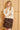 Tweed Rok met Paillettendetails | Brown - Bronze