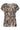 V-Hals Top Met Grafische Palmprint In Bruin En Beige | Off White - Brown