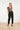 V-Hals Top Met Grafische Palmprint In Bruin En Beige | Off White - Brown