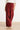 Velours Broek met Wijde Pijpen | Bordeaux