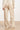 Wide Leg Broek Van Geweven Stof Met Visgraatstructuur | Sand