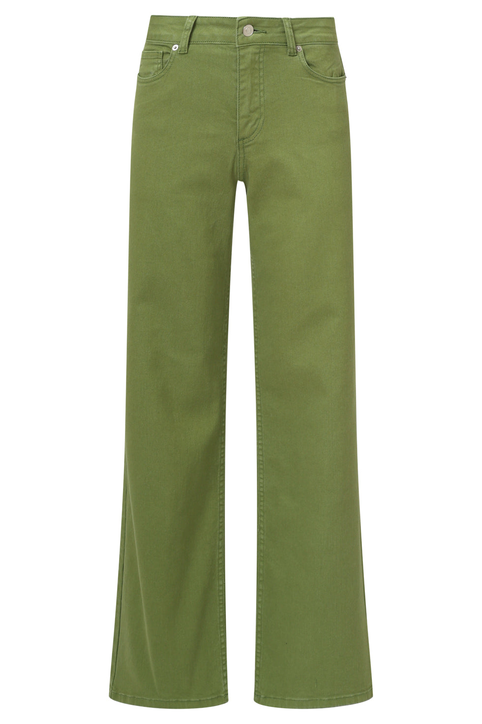 Wide Leg Jeans | Army