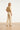 Wijde Dames Broek Met Beige Print In Travel Kwaliteit | Off White - Dark Sand