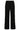 Wijde pantalon met paillettenbies en strikkoord | Black