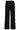 Wijde pantalon met paillettenbies en strikkoord | Black