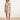 Wikkeljurk Met Geometrische Print En Kraag In Terra Cotta En Beige | Dark Sand - Brown