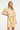 Zomerjurk Met Geel Geborduurde Bloemen En Tailleceintuur | Sand - Yellow
