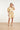 Zomerjurk Met Geel Geborduurde Bloemen En Tailleceintuur | Sand - Yellow