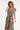Zomerse Maxi-Jurk Met V-Hals En Palmprint | Off White - Brown